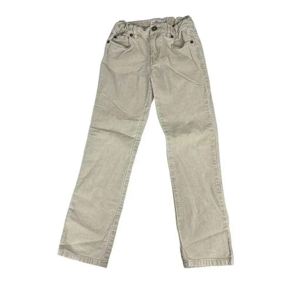 Vineyard Vines Girls size 7 Tan Corduroy Pants